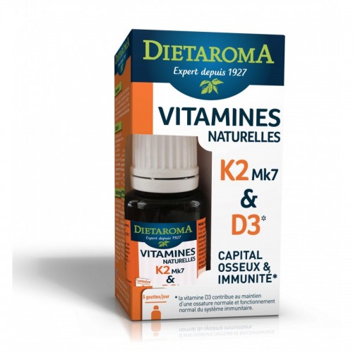 Vitamines naturelles K2Mk7&D3